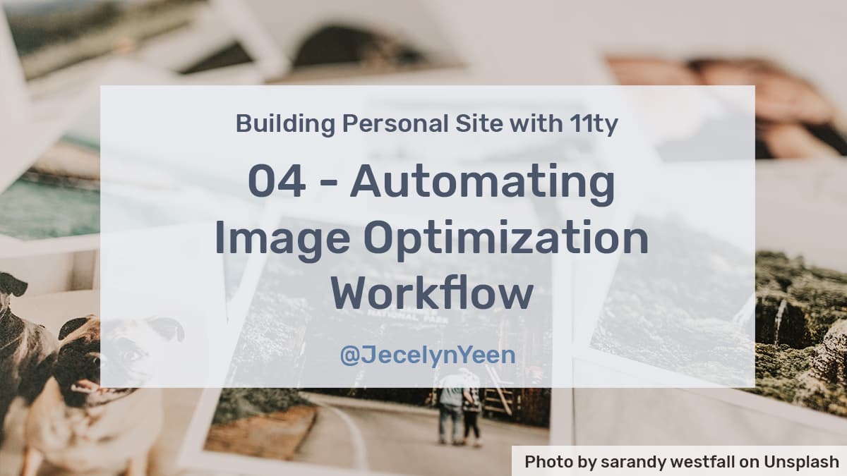 Automating Image Optimization Workflow