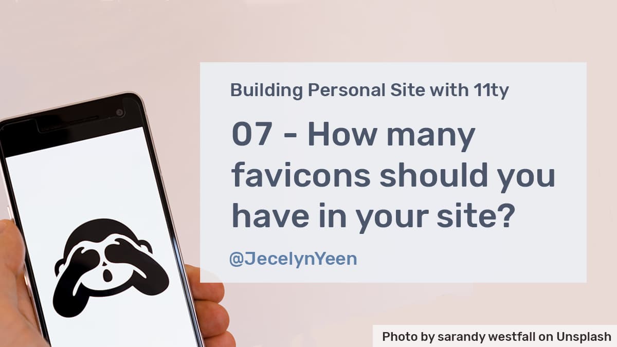 How many favicons should you have in your site?