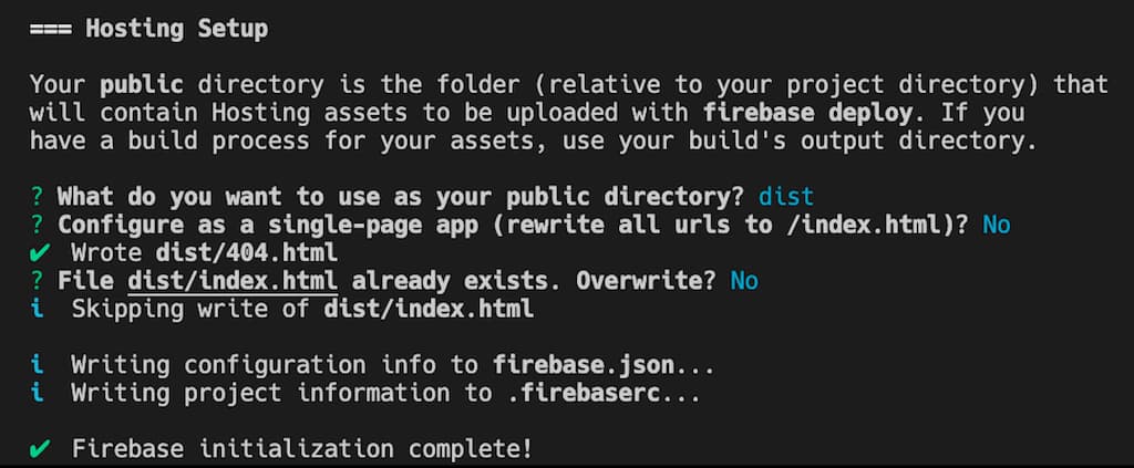 Firebase prompts