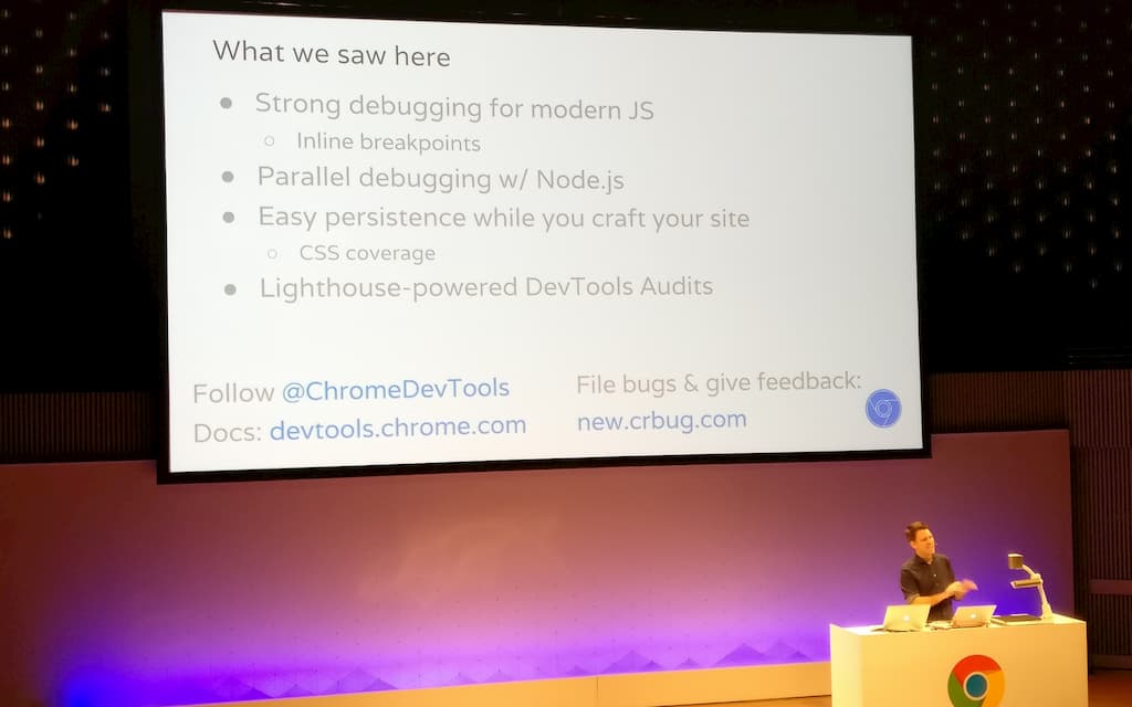 Paul Irish talks about Chrome DevTools at CDS