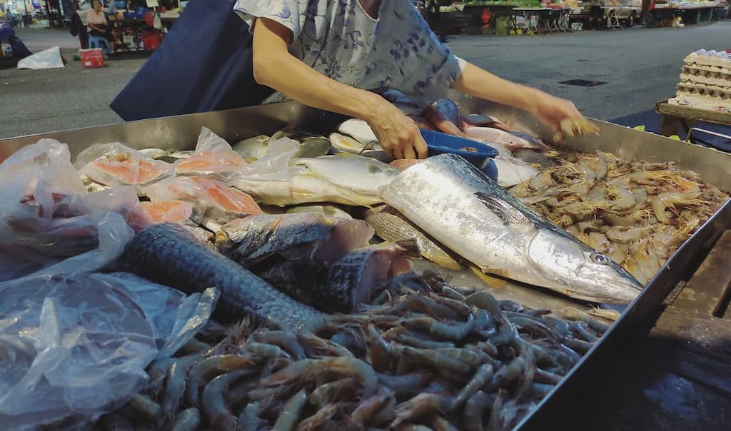 Fish stall